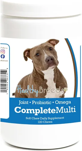 Vista 81 de Healthy Breeds Affenpinscher todo en uno multivitamínico suave masticable 120