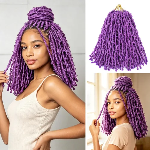 Vista 32 de Superlight Butterfly Locs - Cabello de ganchillo de 12 pulgadas, 6 paquetes