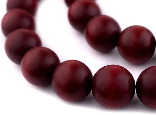 Vista 222 de TheBeadChest: cuentas de madera redondas naturales de 0.315 pulgadas, cuentas de madera sueltas espaciadoras para fabricar joyas, 4 tamaños