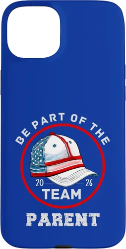 Vista 9 de Be Part of The Team Baseball Design Parent Version 2026 Case for iPhone 17