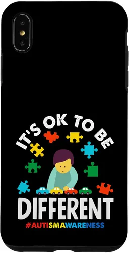 Vista 11 de Ok to Be Different Autism Awareness Puzzle Piece Ribbon Case para iPhone 17