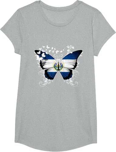 Vista 86 de Camiseta con diseño de bandera de El Salvador