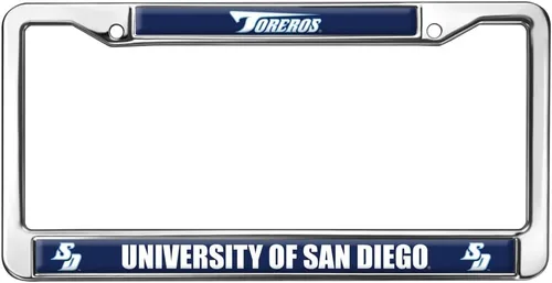 Vista 87 de Texas A&M University - Texarkana Mascot - Marco de metal estándar para placa de matrícula de tamaño completo
