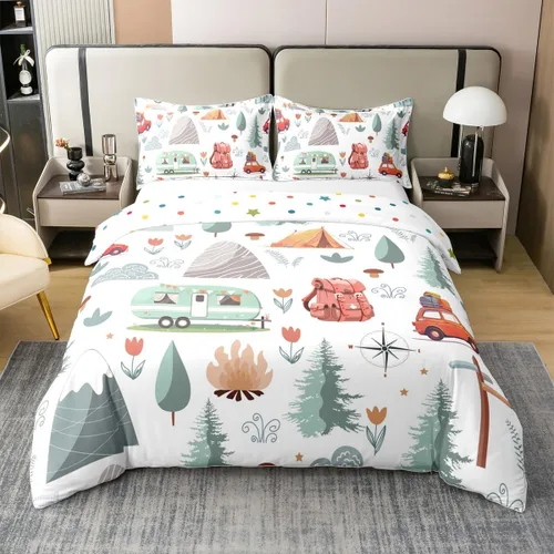 Vista 33 de Axolotl Funda de Edredón 100% Algodón Tamaño Twin Lindo Juego de Ropa de Cama de Axolotl Funda de Edredón Kawaii Funda de Edredón de Animales