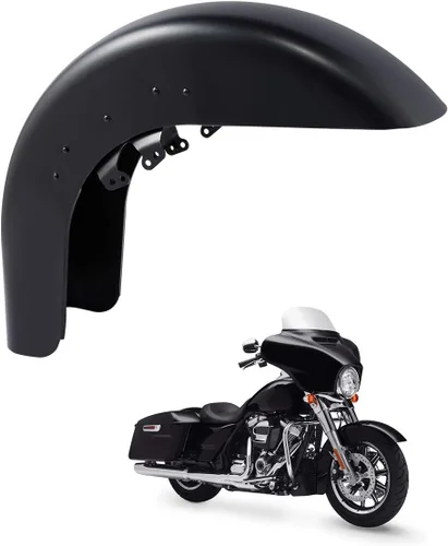 Vista 15 de TCT-MOTORPARTS Guardabarros delantero negro vívido para Harley Tri Electra Glide Ultra Limited FLHTCU FLHTCUL FLHTK FLHTKL Road King 2014-2023