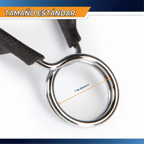 Vista 3 de Marcy Olympic - Par de collar de resorte de barra estándar de 2 pulgadas y 1 pulgada - Abrazaderas de peso seguras para levantamiento de pesas
