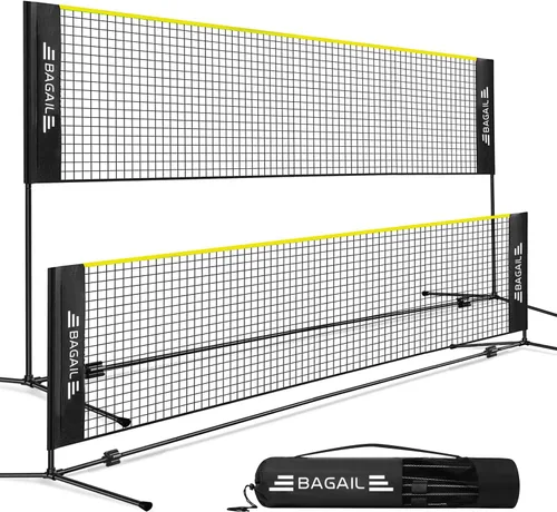 Vista 11 de BAGAIL Badminton Net, Height Adjustable (Up to 5.1')