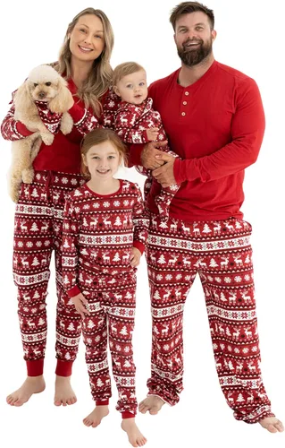 Vista 28 de Owlivia Pijamas de Navidad de Halloween para la familia, pijamas de algodón orgánico a juego candies