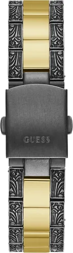 Vista 3 de GUESS Reloj clásico de enlace, Negro, dorado (blackGold-Tone), GW0303L1
