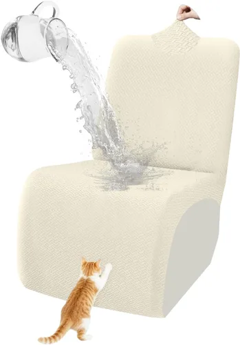 Vista 38 de ALIECOM Fundas 100% impermeables para sofá seccional reclinable, forma de L, elásticas, para esquina, funda para sofá seccional reclinable, lavable