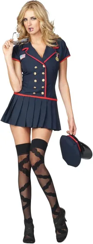 Vista 2 de Demolition Dolly Pin-up Adult Costume Size X-Large (12-14)