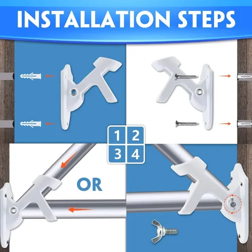 Vista 8 de HOOPLE Soporte para asta de bandera para casa exterior, soporte de aluminio resistente para bandera y soporte de montaje para asta de bandera