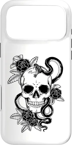 Vista 22 de Gothic Flower Skull Snake Roses Case for iPhone 16