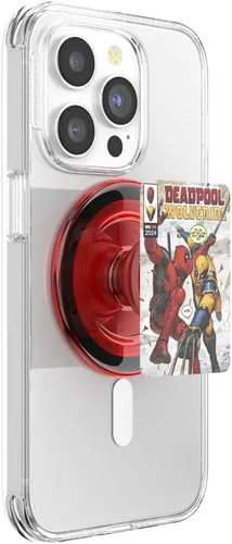 Vista 10 de PopSockets Agarre adhesivo para teléfono, soporte, soporte para teléfono, Marvel - Reactor de arco esmaltado