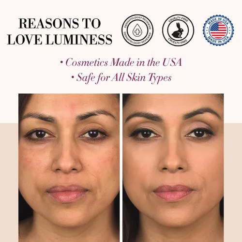 Vista 6 de LUMINESS Rose - Base de aerógrafo 4 en 1, sombra 060, mediano, 0.5 onzas
