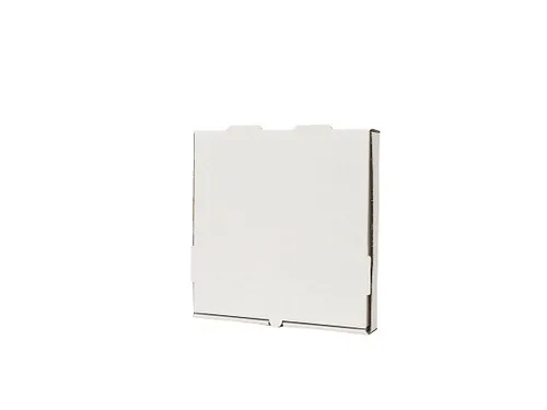 Vista 4 de 12" x 12" x 2" Cajas de Pizza de Cartón Blanco Sin Impresión (50 Cajas) - AB-238-1-01