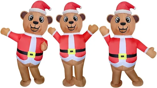Vista 8 de DeHasion Christmas Inflatable Costume Christmas Party Air Blow-up Costume for AdultChristmas Parade