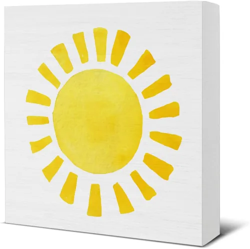 Vista 8 de Cartel de madera Sweet Summer Vibes de madera con bloque de madera de helado de verano, letrero decorativo para escritorio, decoración de estante A05