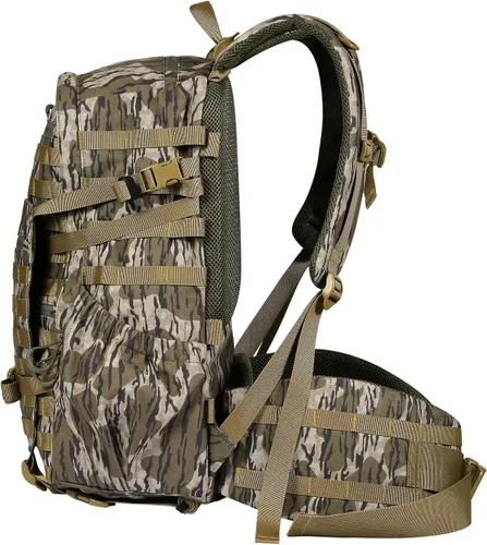 Vista 4 de UIIHUNT Mochila de caza con silla de montar, mochila silenciosa para bastones de caza y plataforma, diseño modular con cinturón extraíble, panel
