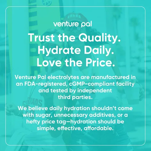 Vista 7 de Venture Pal Paquetes de electrolitos en polvo sin azúcar, mezcla de bebida para hidratación rápida y recuperación de fiestas, 5 vitaminas y 7
