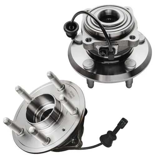 Vista 93 de Detroit Axle - 2.2L Bujes de rodamiento de rueda delanteros de 2 piezas para Honda Accord 90-97, 97 Acura CL, 2 rodamientos de ruedas y conjunto