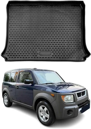 Vista 11 de OMAC Alfombrillas para Honda Element 2003-2008, alfombrillas de automóvil para todo tipo de clima, 3D, ajuste personalizado, tapete de goma