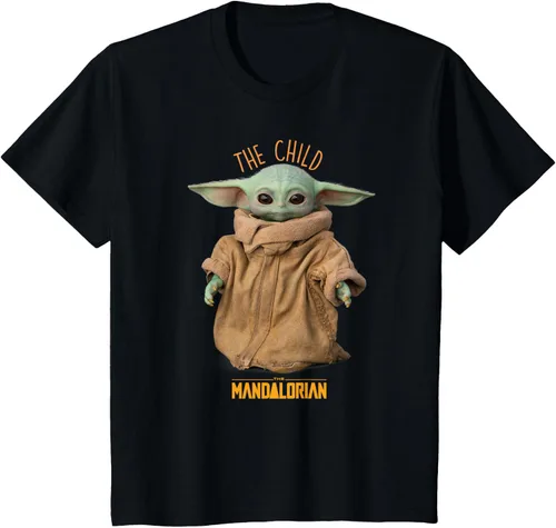 Vista 30 de Star Wars The Mandalorian Grogu The Child Photo Pose - Camiseta linda Negro