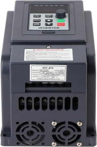 Vista 9 de ViaGasaFamido VFD Inversor Variable Frecuencia Drive 1 Fase 220V Entrada 3 Fase 380V Salida AT4-1500X 400Hz 8A Controlador de velocidad del motor