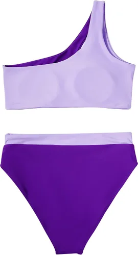Vista 157 de MOOSLOVER Traje de baño de dos piezas con corte alto y cintura alta para mujer