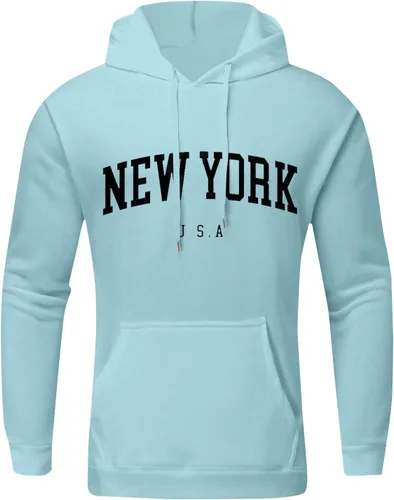 Vista 2 de Sudadera con capucha para hombre, sudadera térmica de moda, ropa de bolsillo, ropa de invierno, sudadera de manga larga, sudadera casual de otoño