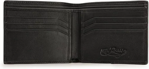 Vista 9 de Cartera de rayas pulidas color negro talla M Negro - Cartera