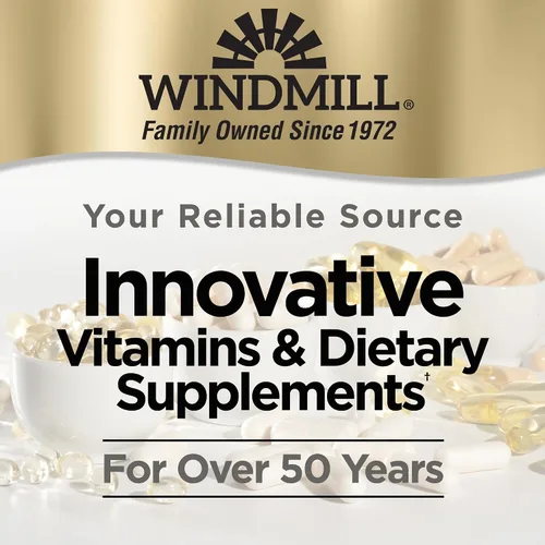 Vista 6 de Windmill Vitaminas naturales citrato de magnesio 400 mg, apoyo inmunológico, apoya la recuperación muscular, apoya la salud del corazón, 60