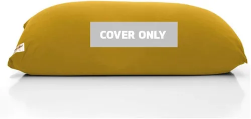 Vista 7 de Yogibo Funda de repuesto para puf corto, extraíble, lavable, color marrón