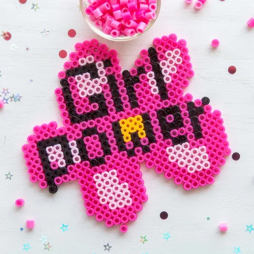 Vista 3 de Perler Cuentas negras para manualidades infantiles, 1000 piezas