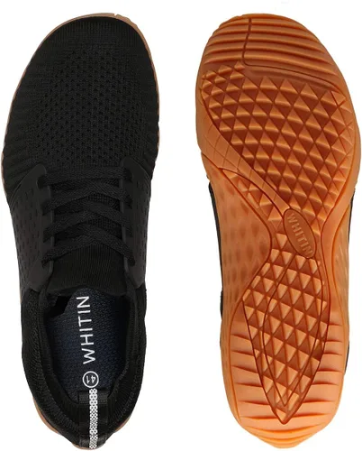 Vista 7 de WHITIN - Zapatos deportivos para mujer, minimalistas, sensación de andar descalza, suela sin caída.