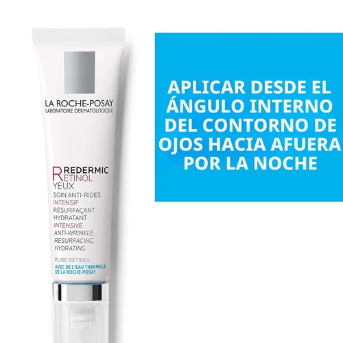 Vista 4 de La Roche-Posay Redermic R Eyes Crema de Ojos con Retinol, Crema de Ojos Antienvejecimiento para Reducir Arrugas y Ojeras con Retinol Puro y Cafeína