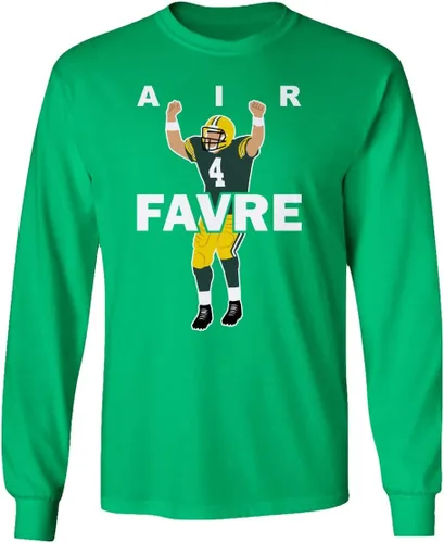 Vista 2 de Green Bay AIR Favre - Camiseta de manga larga para hombre
