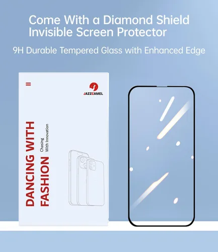 Vista 3 de Funda magnética transparente para iPhone 14 con protección completa de lente de cámara [combinación perfecta para MagSafe]