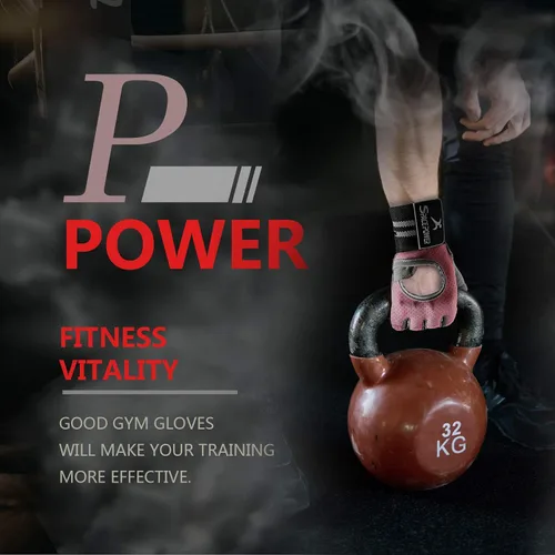 Vista 4 de spacepower Workout Gloves, Weight Lifting Gloves for Women&Men, Lightweight Breathable Gym Gloves for Exercise
