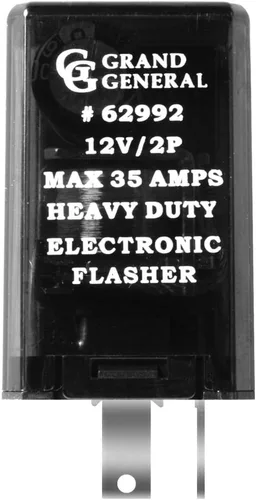 Vista 3 de Grand General 62991 - Flasher electrónico rectangular de 12 V y 25 amperios