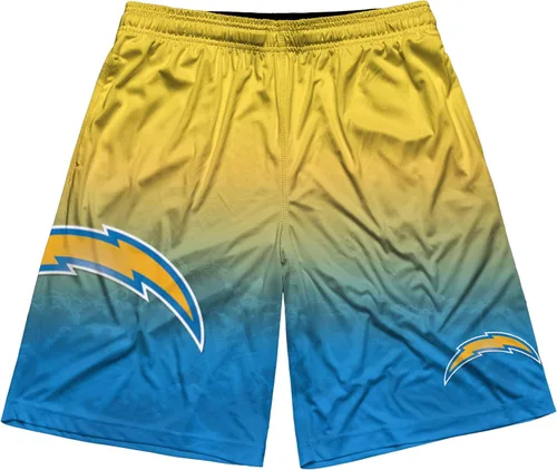 Vista 3 de FOCO Mens NFL Football Team Logo Gradient Big Logo Training Shorts