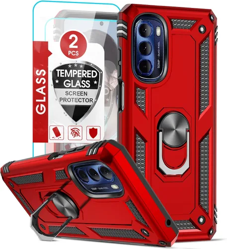 Vista 208 de LeYi Funda para Samsung Galaxy A05 (no compatible con A05S) con protector de pantalla y protector de lente de cámara, funda resistente de grado Negro
