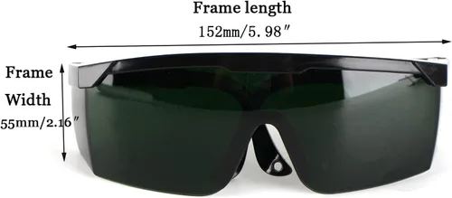 Vista 2 de Para IPL 200nm-2000nm láser gafas de seguridad UV gafas protectoras láser depilación gafas protectoras 1Paquete