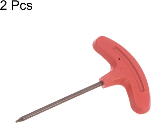 Vista 3 de HARFINGTON 2 unids Torx Destornillador T6 S2 Acero T Mango Estrella Llave Llave Llave para CNC Lather Tool Holder