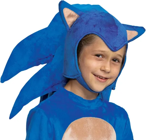 Vista 4 de Disfraz de película sónica de lujo para niños de Sonic 2, Como se muestra