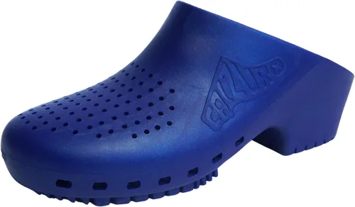 Vista 8 de CALZURO Zuecos de trabajo clásicos con agujeros, zuecos de trabajo unisex para mujeres y hombres, zapatos antideslizantes, zapatos de cocina de goma