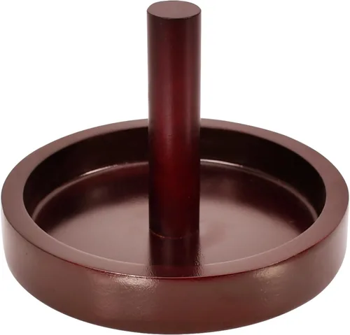Vista 8 de Soporte de tiza de cono de talco de cono de madera para mesa de billar/billar Negro