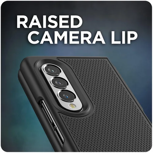 Vista 5 de DuraClip Series - Funda para Samsung Galaxy Z Fold 3 con funda de clip para cinturón (Z Flold3)