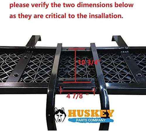 Vista 2 de Huskey - Barra de seguridad en forma de U para carrito de golf para modelos DS/precedentes, una pieza sólida con accesorios de montaje