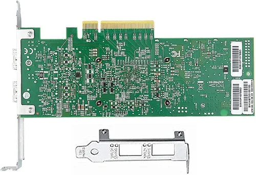 Vista 4 de Tarjeta de red NIC PCI-E SFP+ NIC de 10 Gb, con chipset Broadcom 57810S, puerto SFP+ dual, adaptador LAN Ethernet PCI-E X 8/X16 compatible